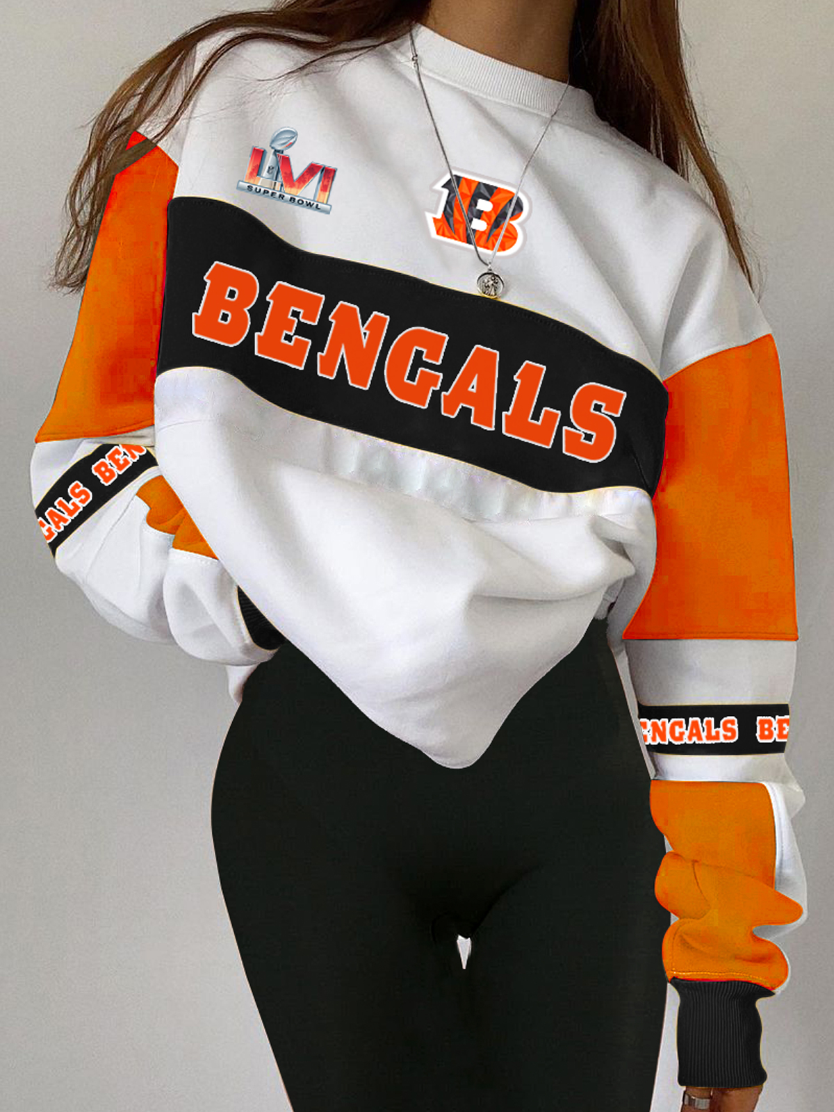 Cincinnati Bengals Super Bowl LVI Fashion Printed Sweatshirt