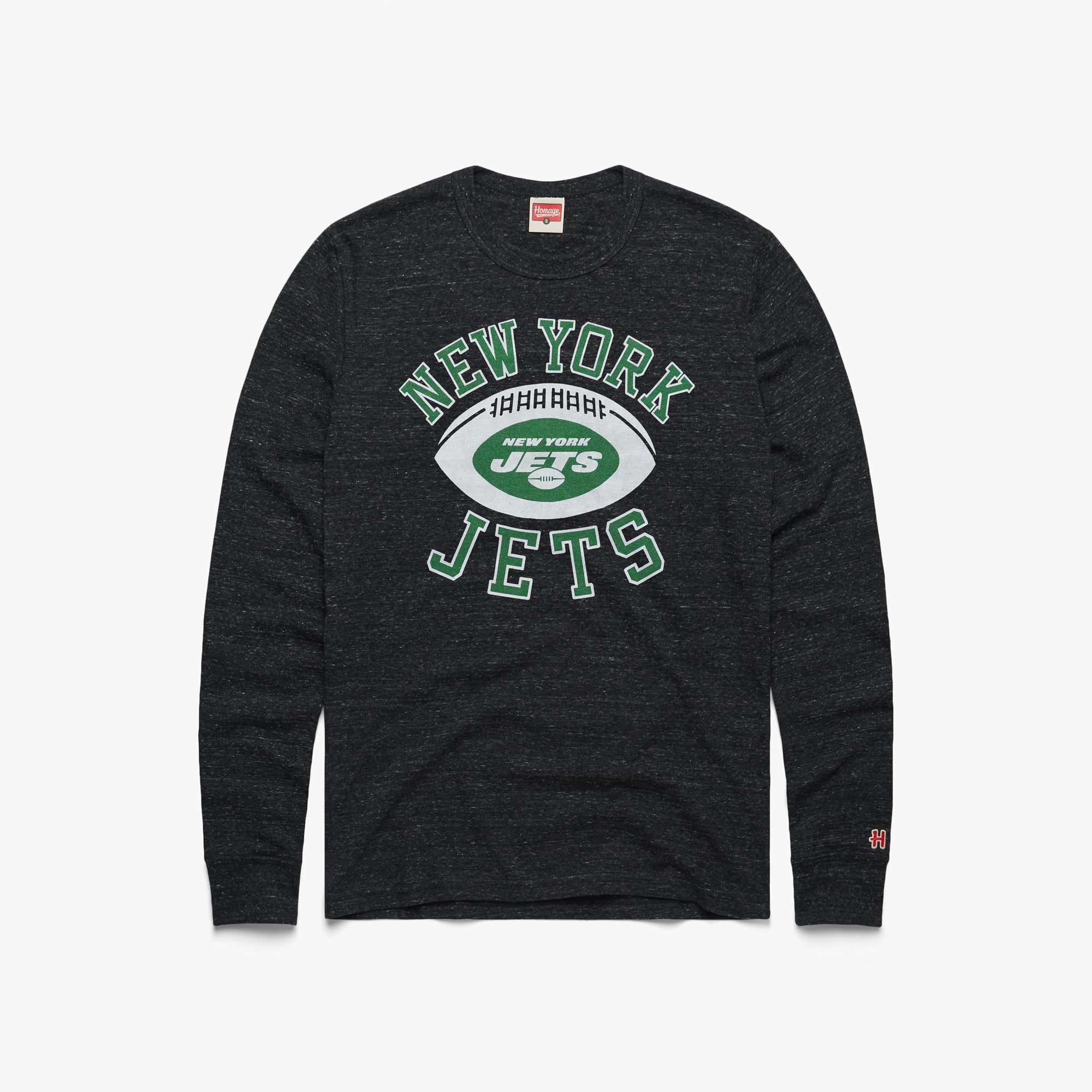 New York Jets Pigskin Long Sleeve Tee