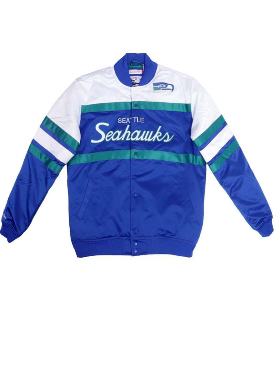 Seattle Seahawks Special Script Heavyweight Satin Jacket