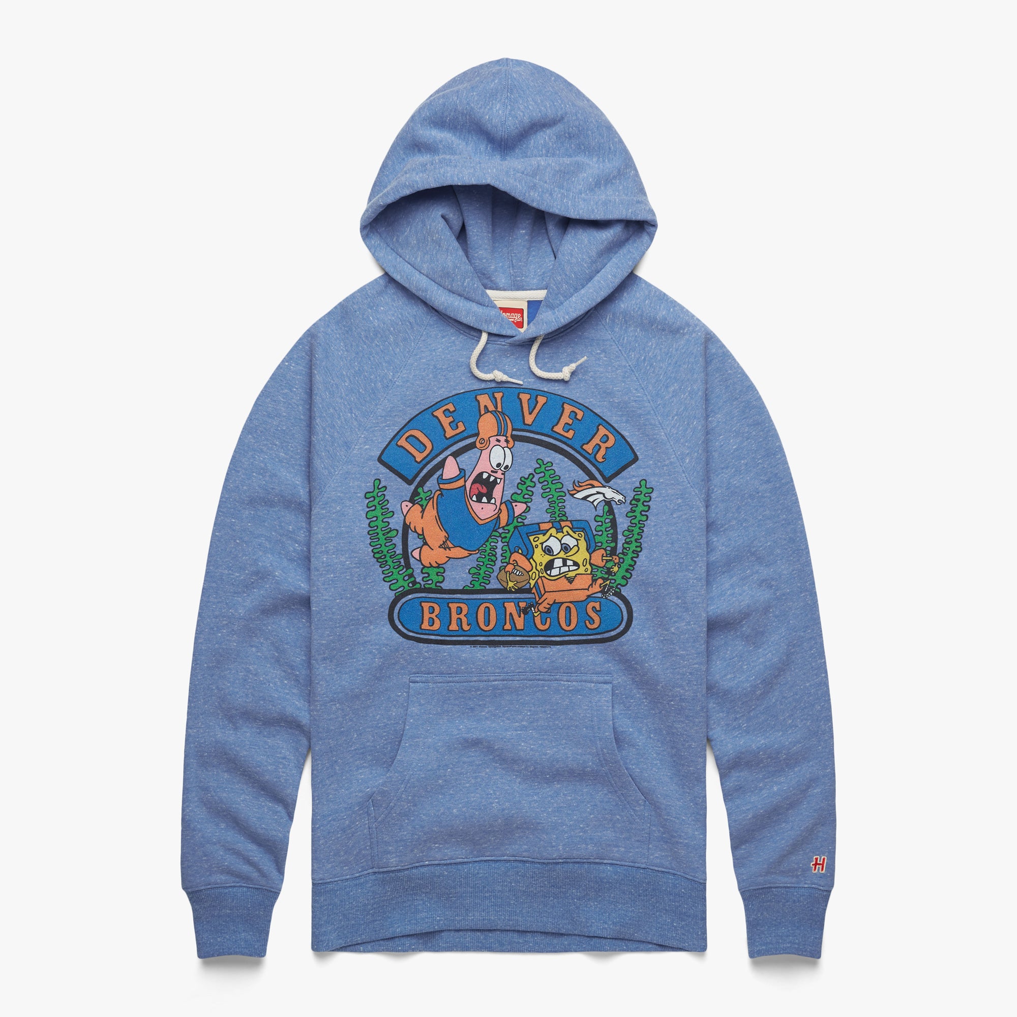 Denver Broncos SpongeBob And Patrick Hoodie