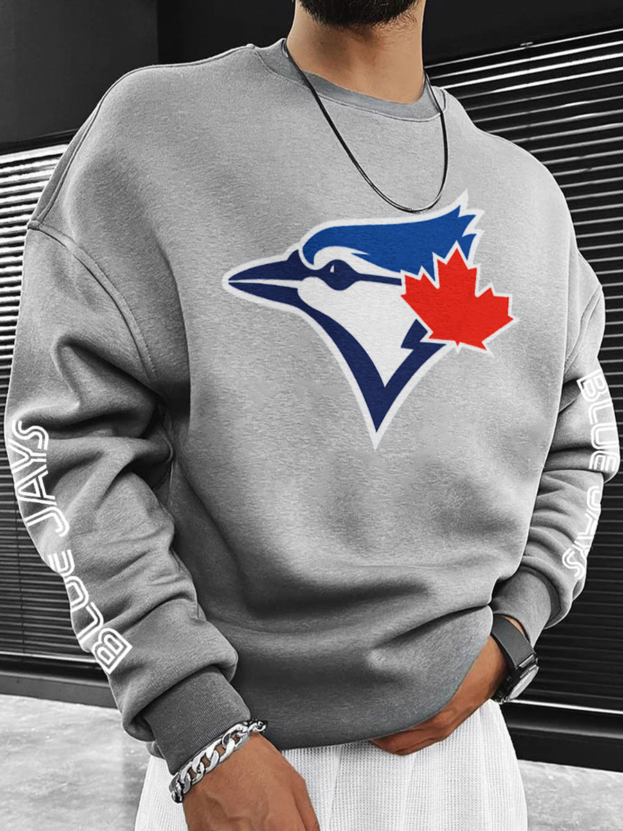 Toronto Blue Jays Fashion Men's Crewneck Sweatshirt