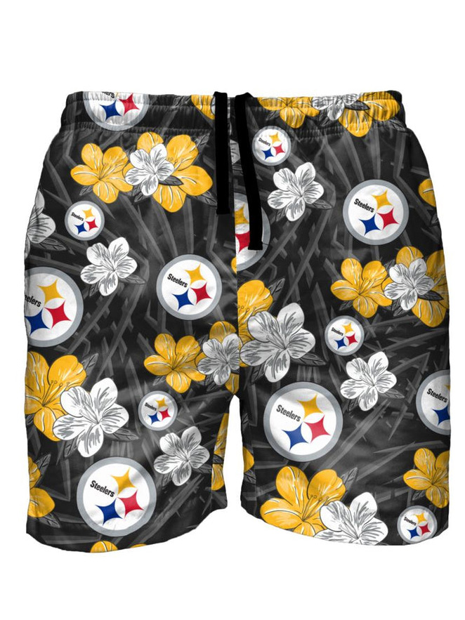 Pittsburgh Steelers Casual Hawaiian Shorts