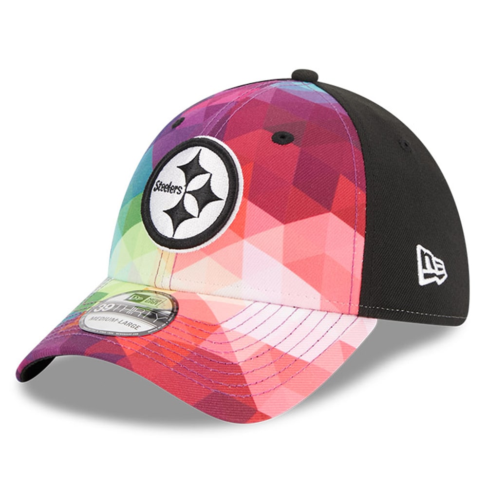 Pittsburgh Steelers Men's Pink 2023 Crucial Catch 39THIRTY Flex Hat