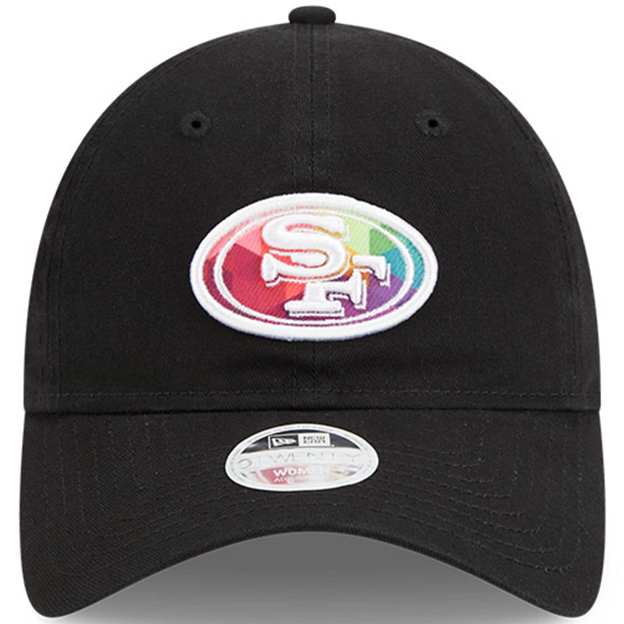 San Francisco 49ers Women's Black 2023 Crucial Catch 9TWENTY Adjustable Hat