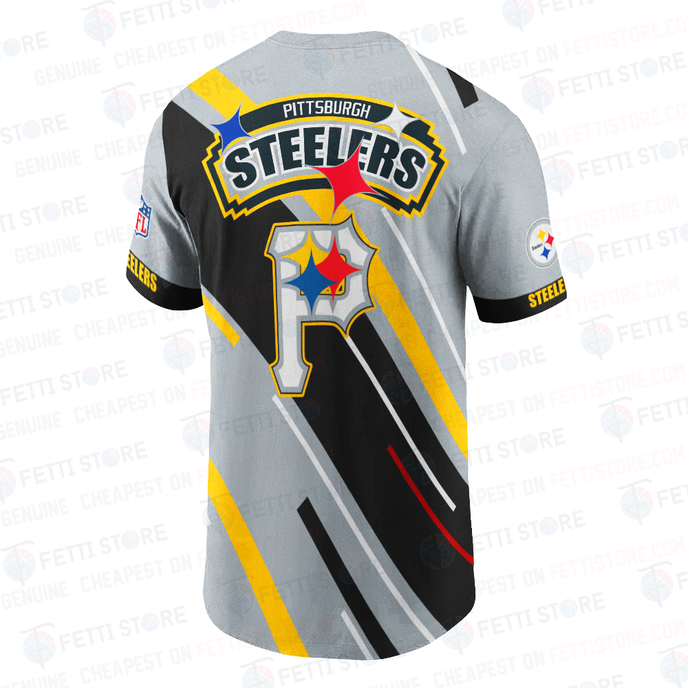 Pittsburgh Steelers American Football Leauge Pattern 3D T-Shirt SH1 V2