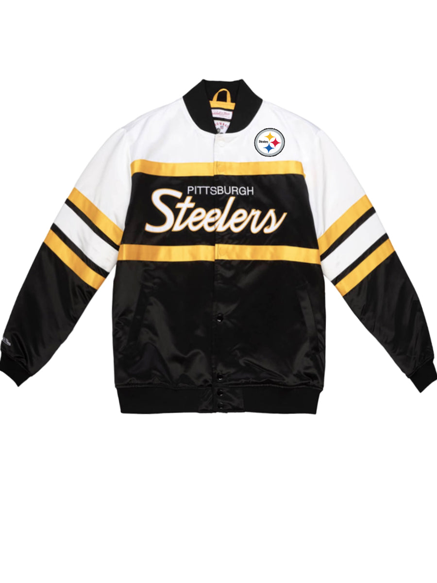 Pittsburgh Steelers Special Script Heavyweight Satin Jacket