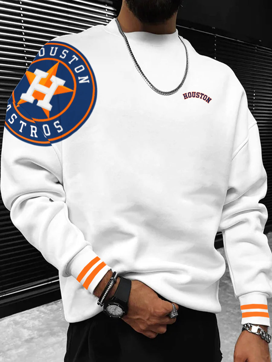 Houston Astros Fashion Men's Crewneck Sweatshirt