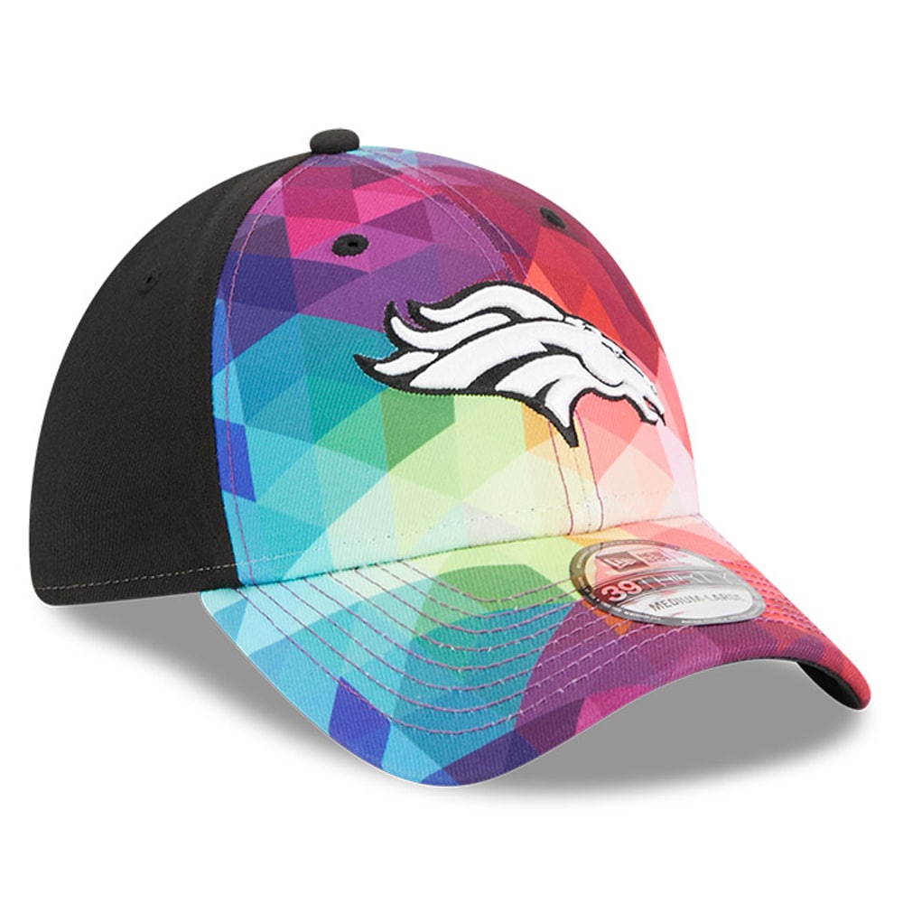Denver Broncos Men's   Pink 2023  Crucial Catch 39THIRTY Flex Hat
