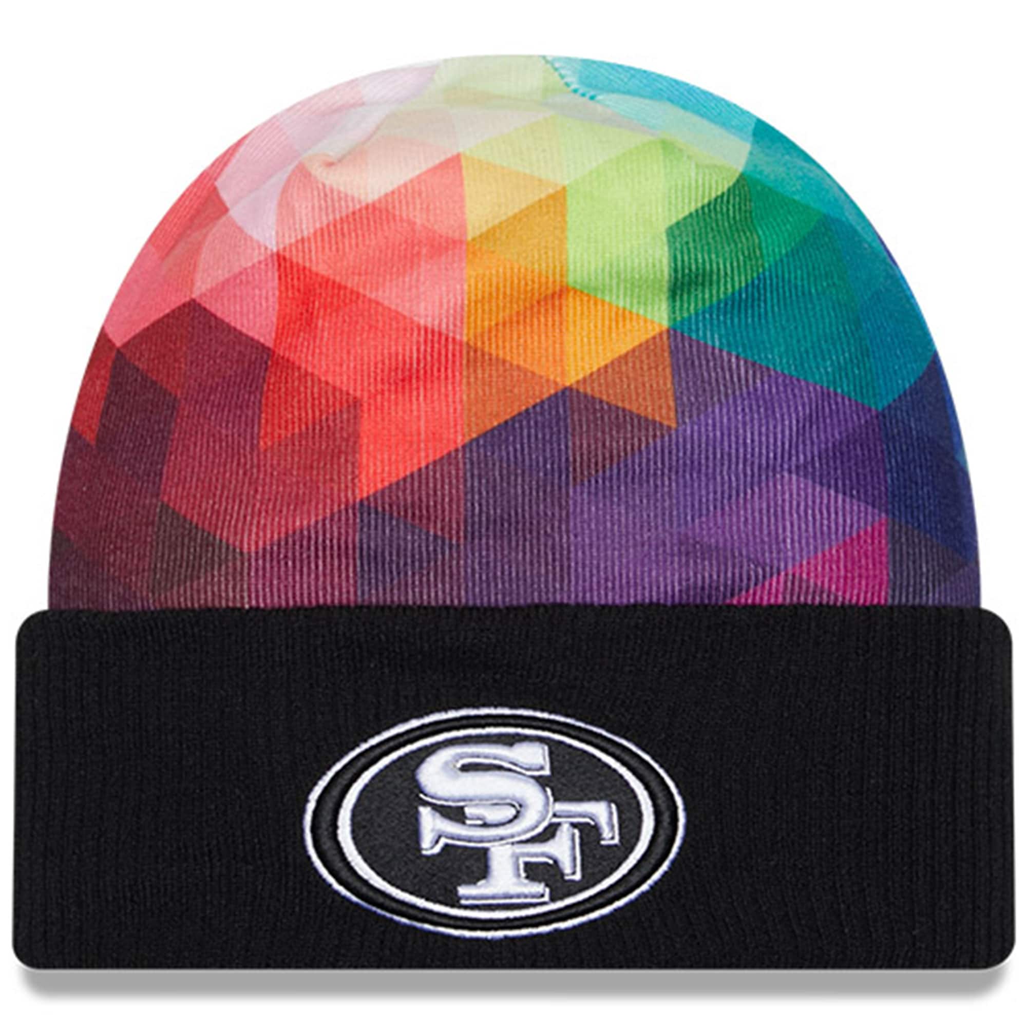 San Francisco 49ers Youth Black 2023 Crucial Catch Cuffed Knit Hat