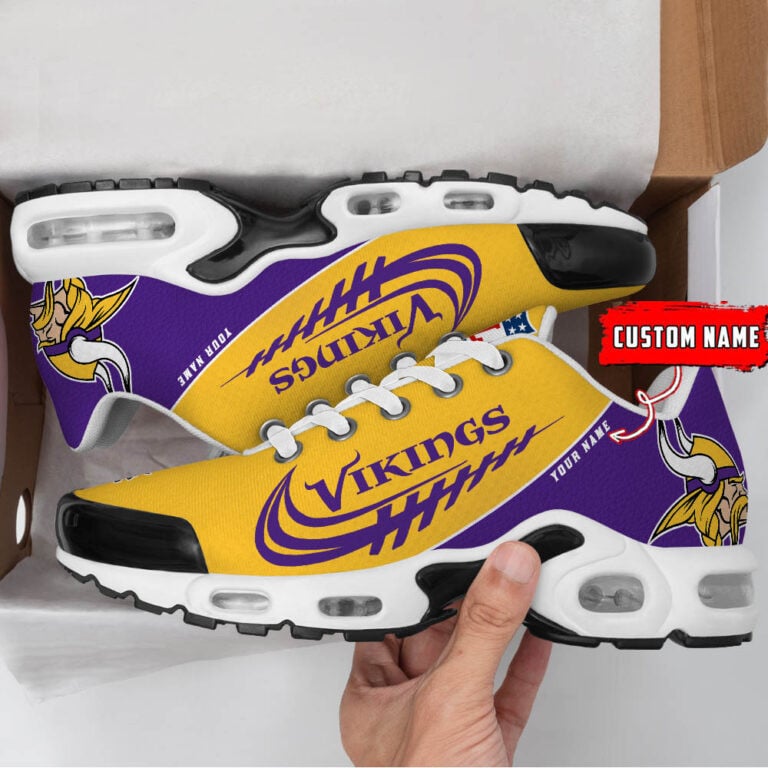 Minnesota Vikings -Custom Name-TN Shoes And Baseball Jersey Shirt PHIrfect Gift-DS001