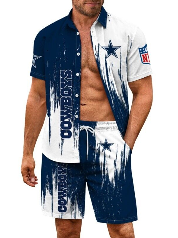 Dallas Cowboys Limited Edition Hawaiian Shirt And Shorts Two-Piece Suits