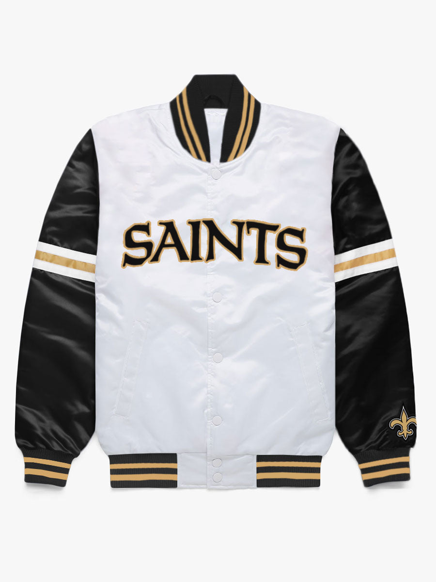 New Orleans Saints HOMAGE X STARTER Contrast Print Jacket