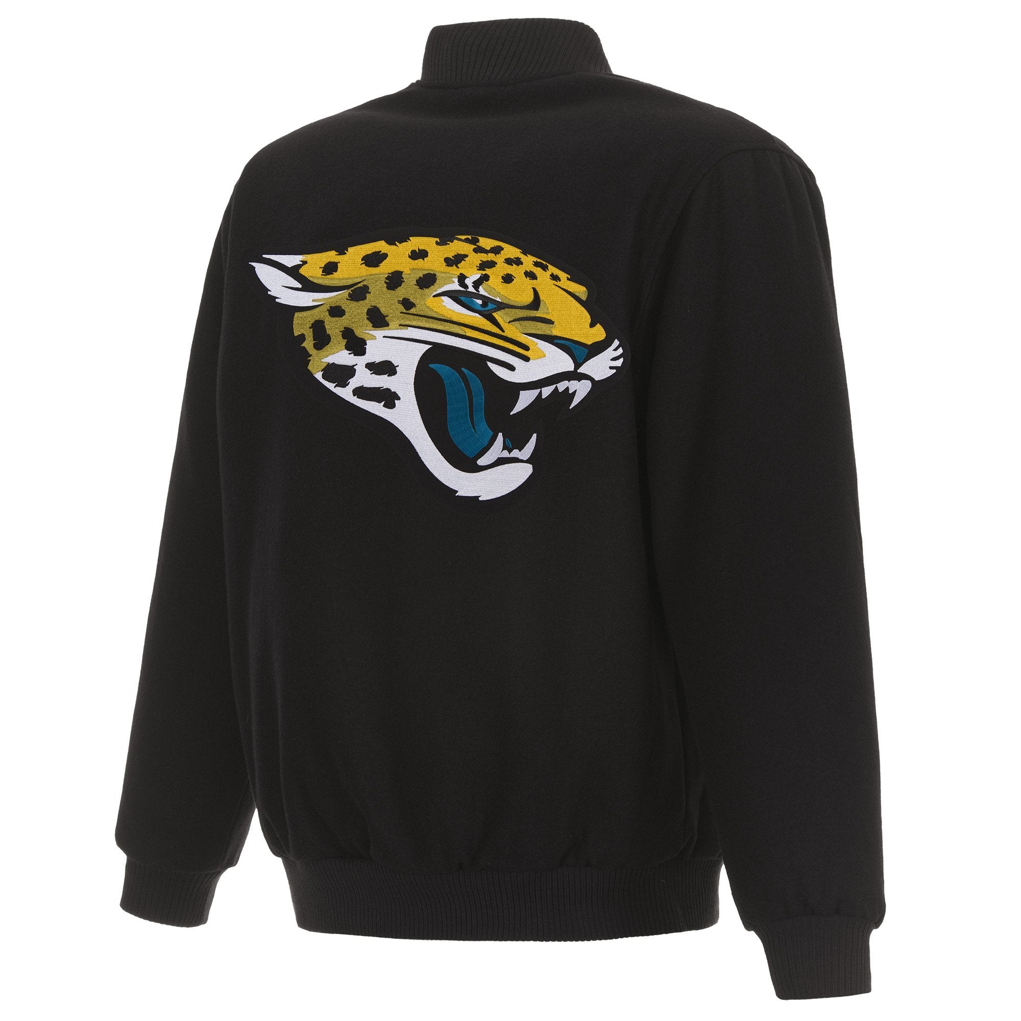 JACKSONVILLE JAGUARS REVERSIBLE WOOL JACKET - BLACK