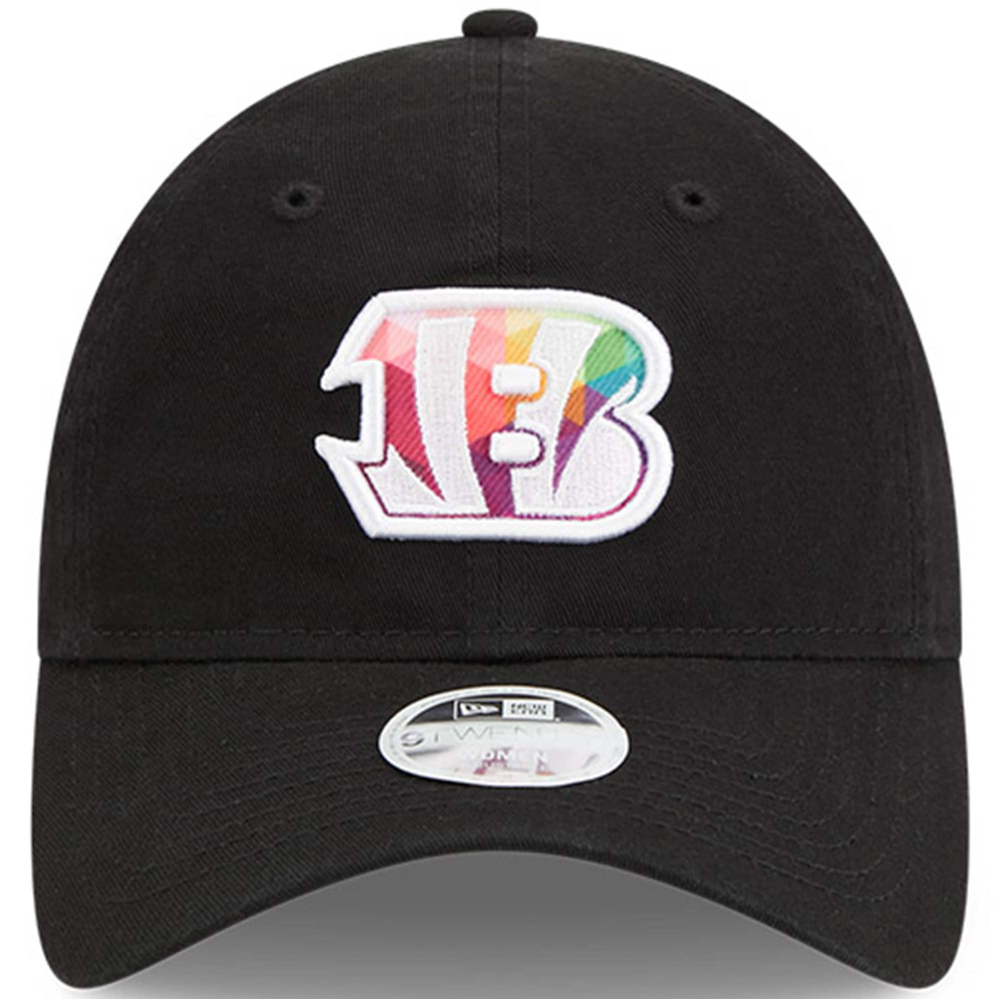 Cincinnati Bengals Women's Black 2023 Crucial Catch 9TWENTY Adjustable Hat