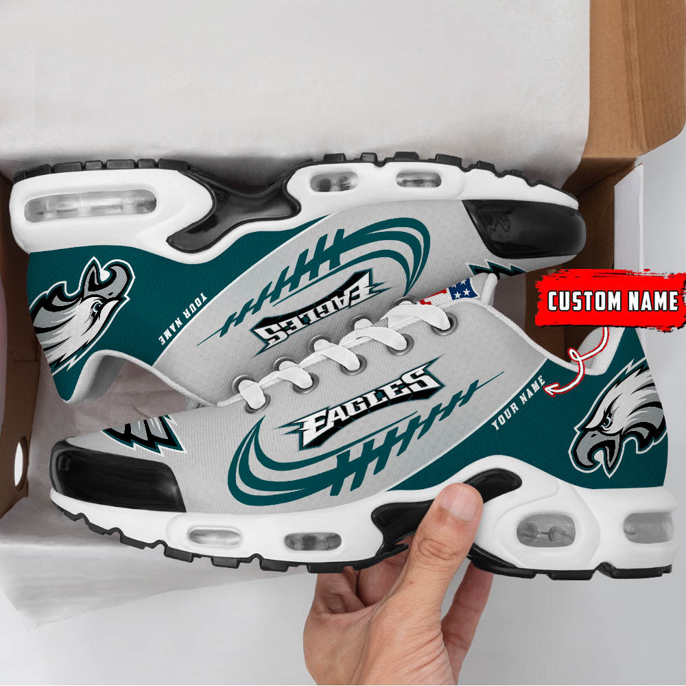 Philadelphia Eagles -Custom Name-TN Shoes And Baseball Jersey Shirt rfect Gift-DS001