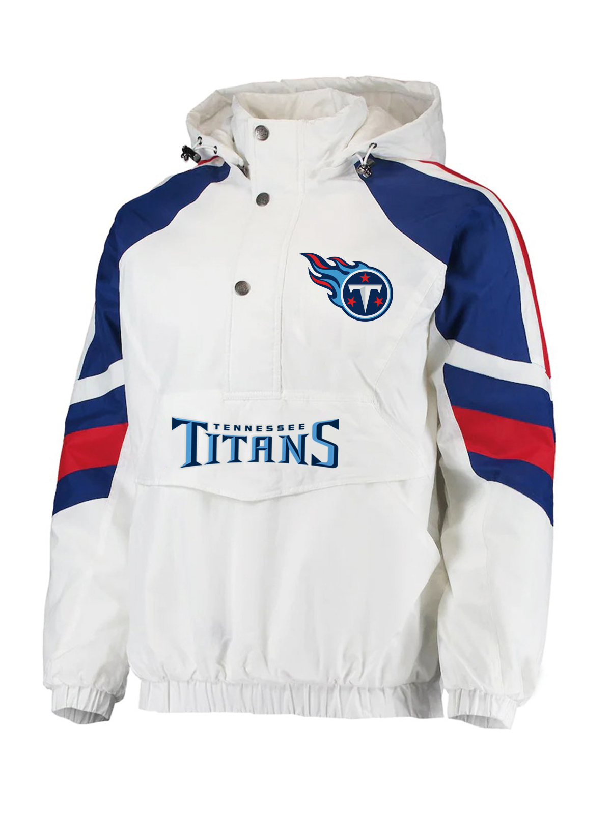 Tennessee Titans Half-Snap Hoodie Jacket