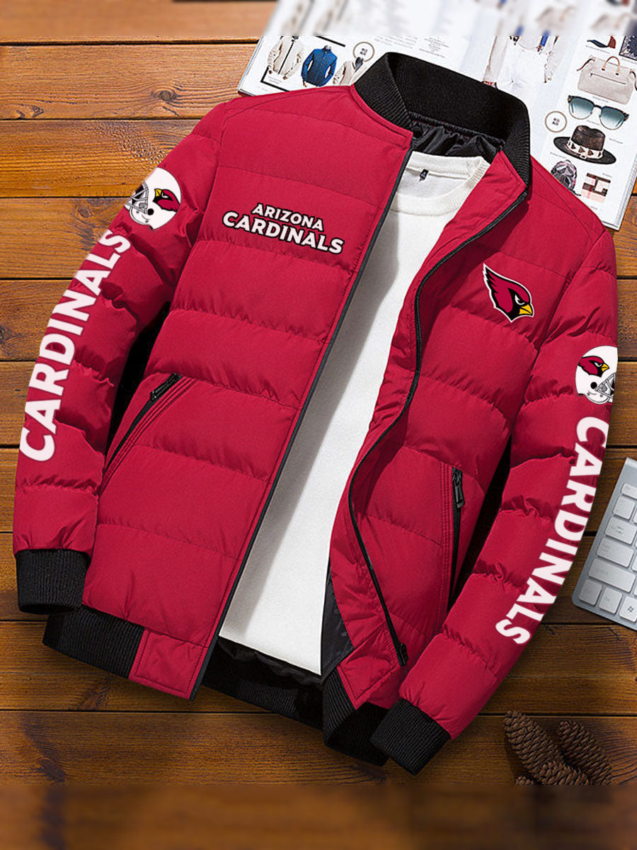Arizona Cardinals Winter Comfortable Warm Padded Jacket