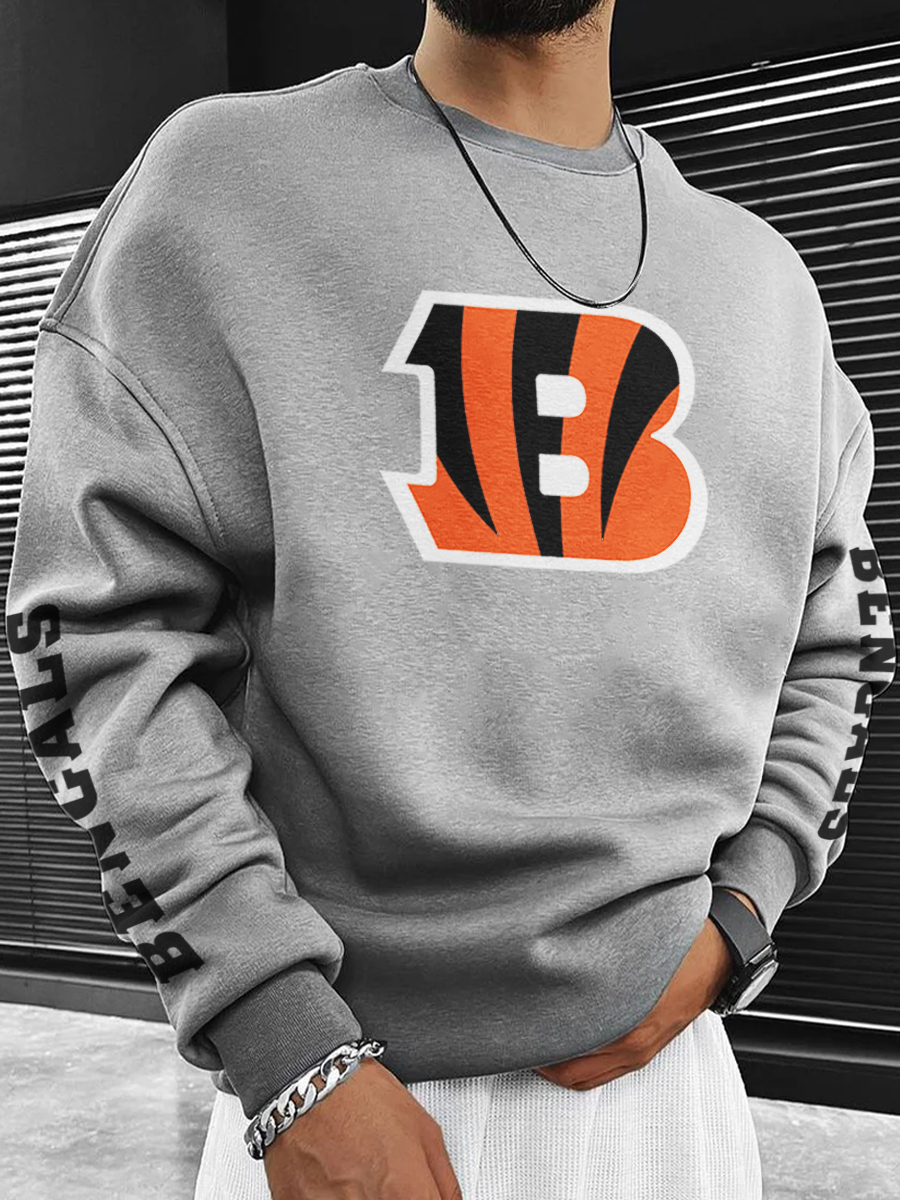 Cincinnati Bengals Printed Unisex Casual Sweatshirt