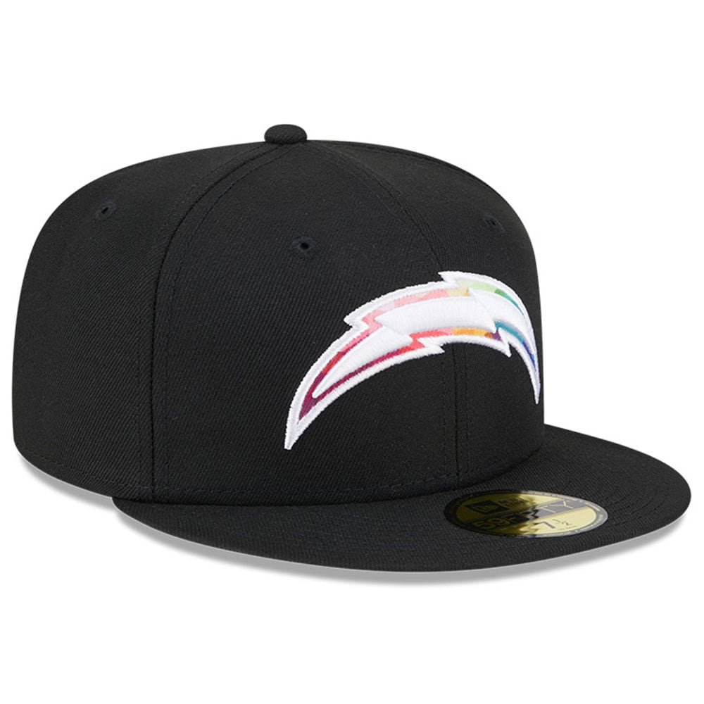 Los Angeles Chargers Men's   Black 2023  Crucial Catch 59FIFTY Fitted Hat