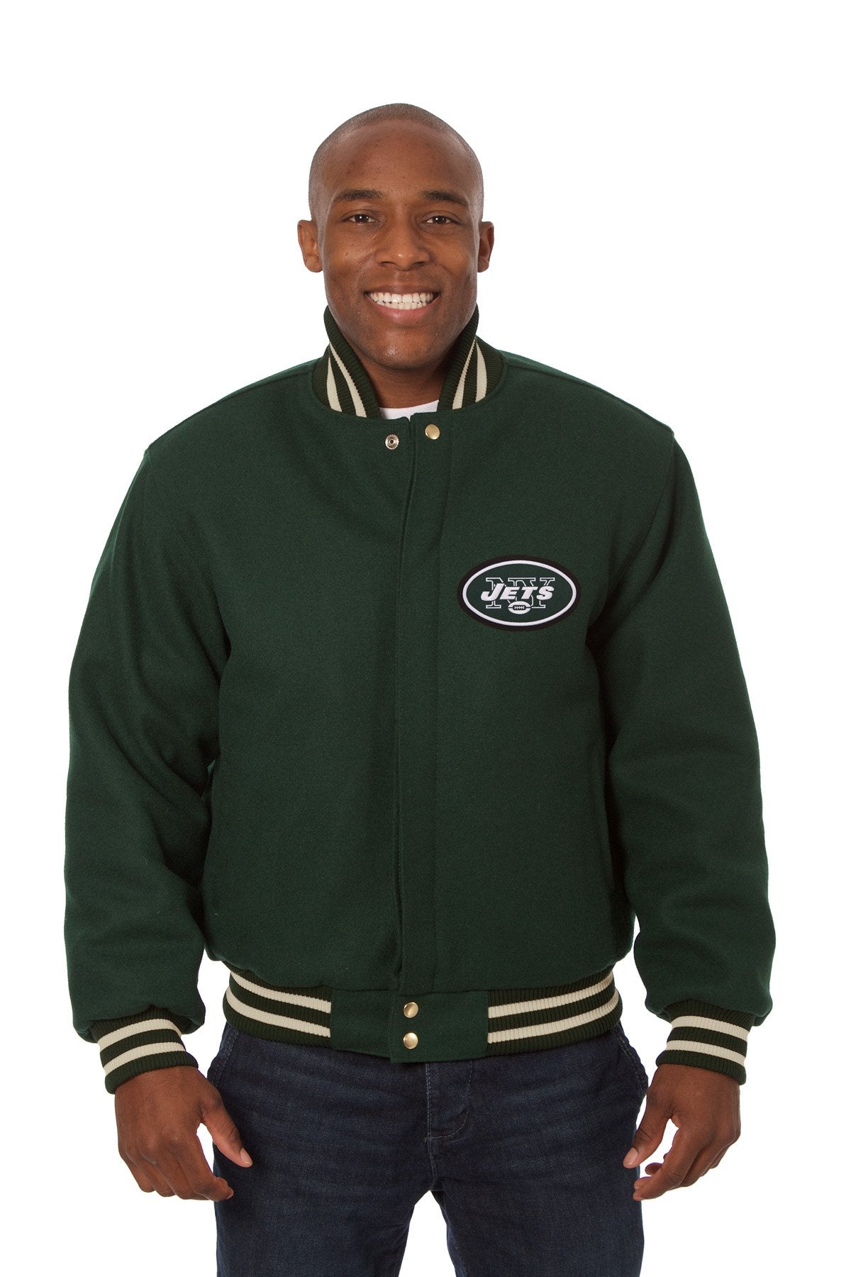 New York Jets Embroidered Wool Jacket
