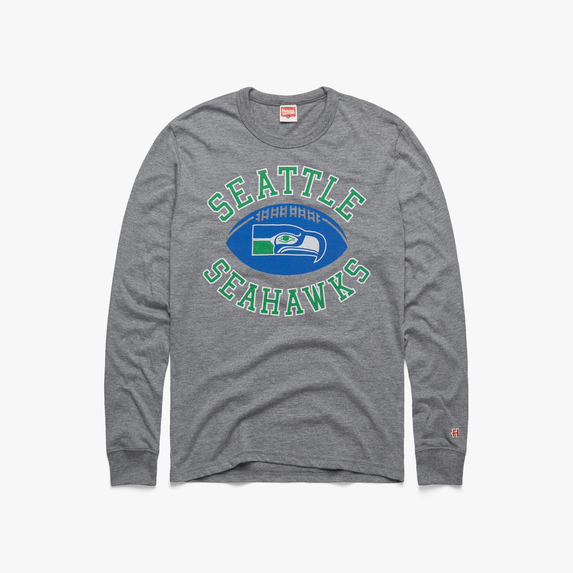 Seattle Seahawks Pigskin Long Sleeve Tee