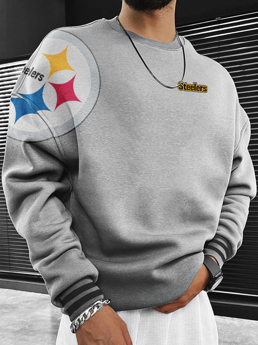 Pittsburgh Steelers Printed Unisex Casual Sweatshirt