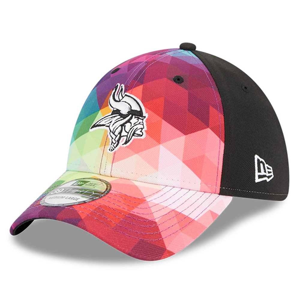 Minnesota Vikings Men's Pink 2023 Crucial Catch 39THIRTY Flex Hat
