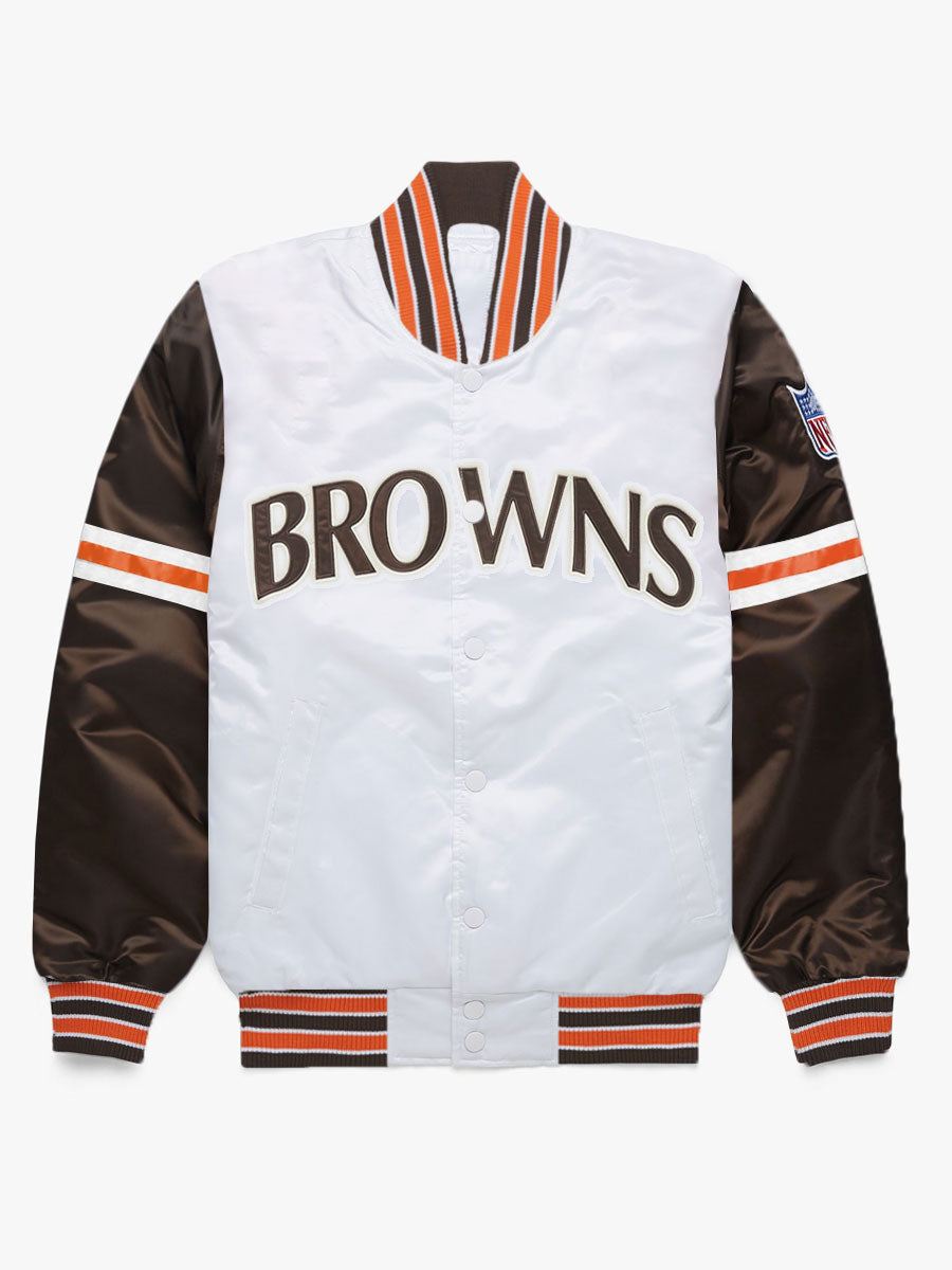 Cleveland Browns HOMAGE X STARTER  Contrast Print Jacket