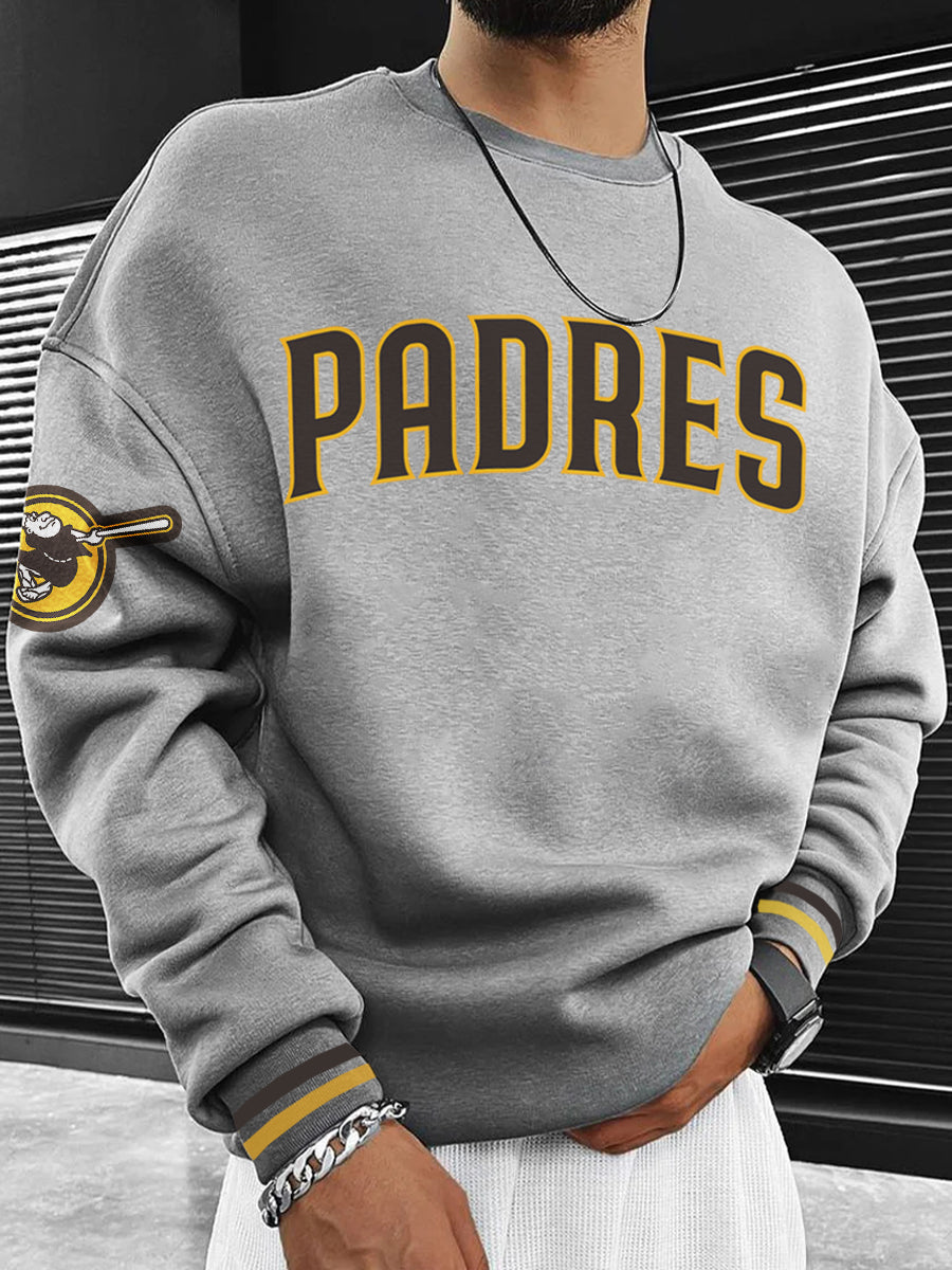 San Diego Padres Fashion Men's Crewneck Sweatshirt