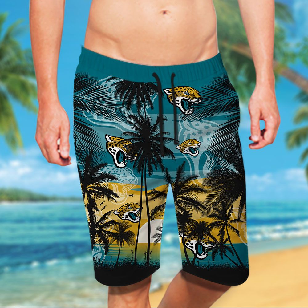 Jacksonville Jaguars Tropical Casual Hawaiian Shorts