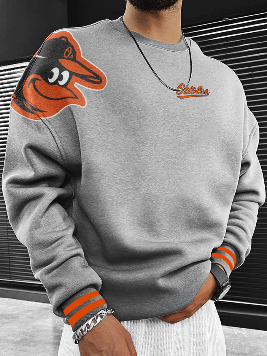 Baltimore Orioles Fashion Men's Crewneck Sweatshirt