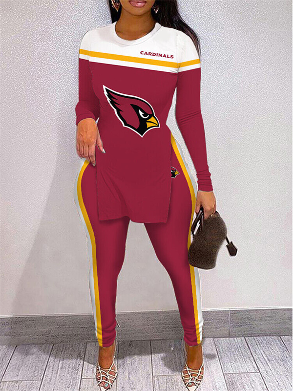 Arizona Cardinals Limited Edition High Slit Shirts And Leggings Two-Piece Suits