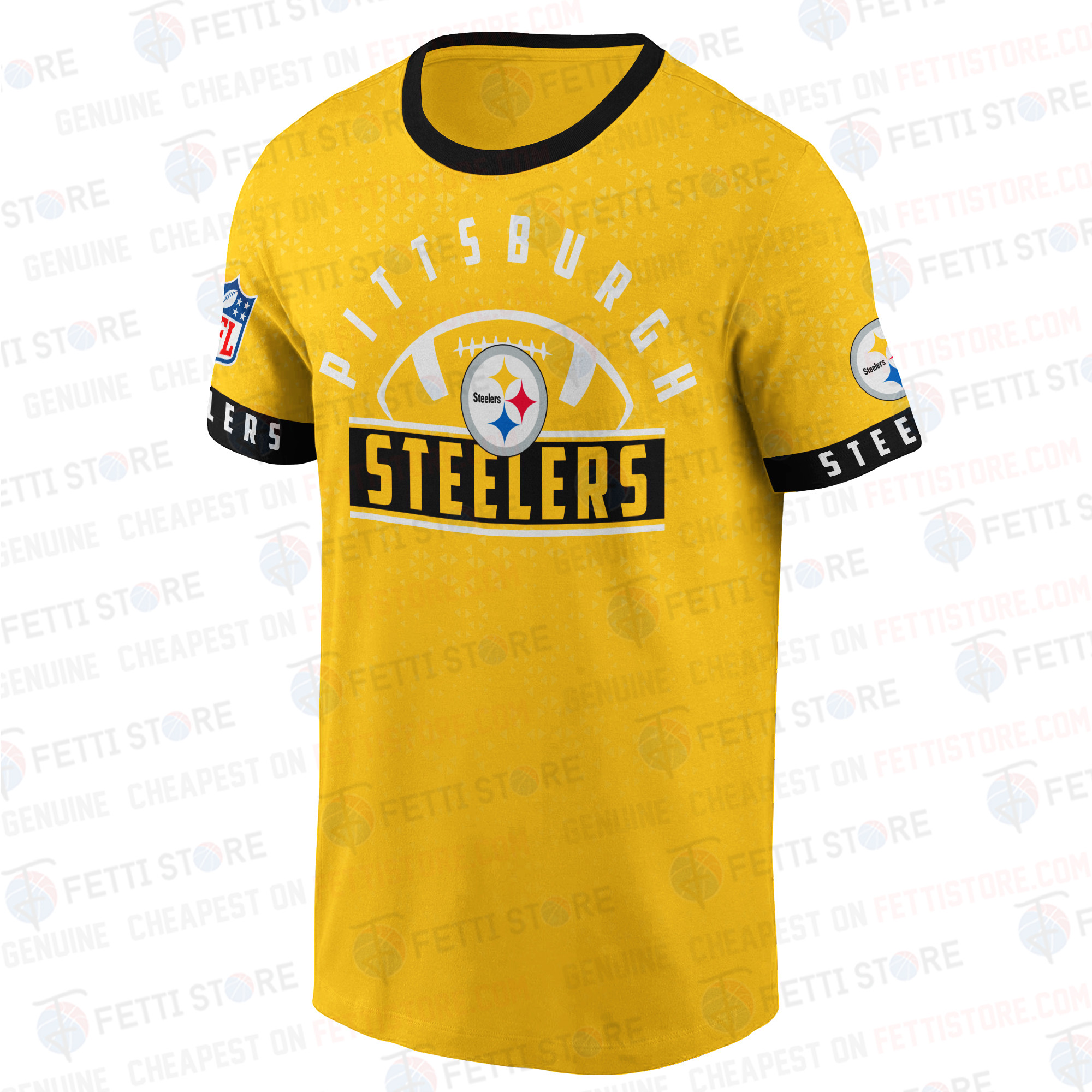 Pittsburgh Steelers American Football Leauge Pattern 3D T-Shirt SH1