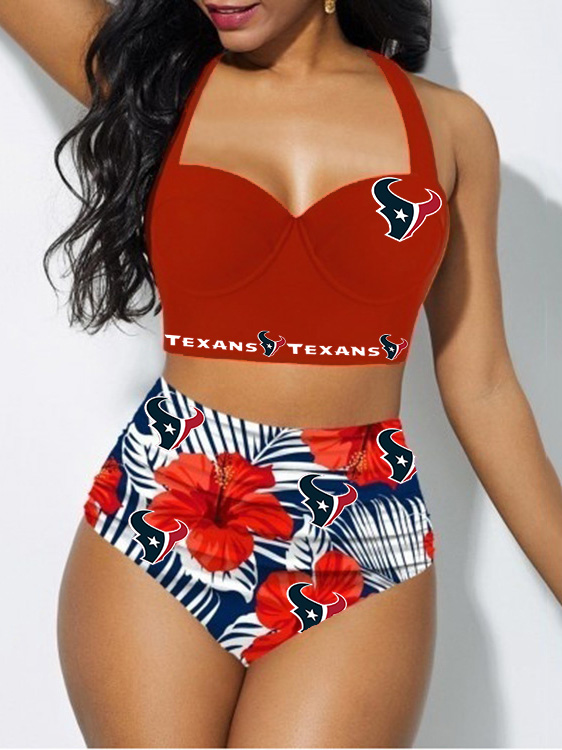 Sexy Print Bikini Swimsuit