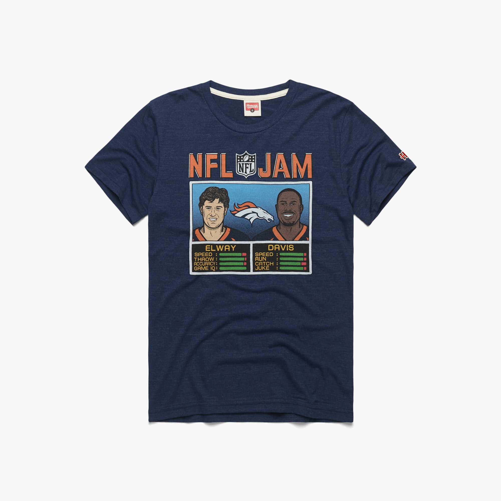 Denver Broncos Jam Elway And Davis
