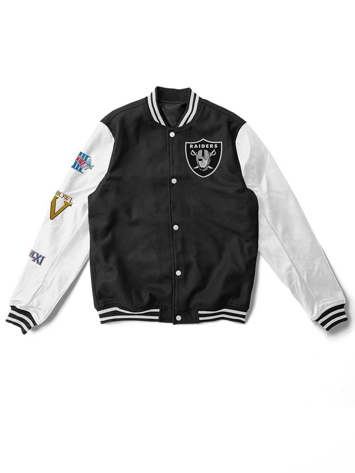 Las Vegas Raiders Fashion Varsity Bomber Jacket