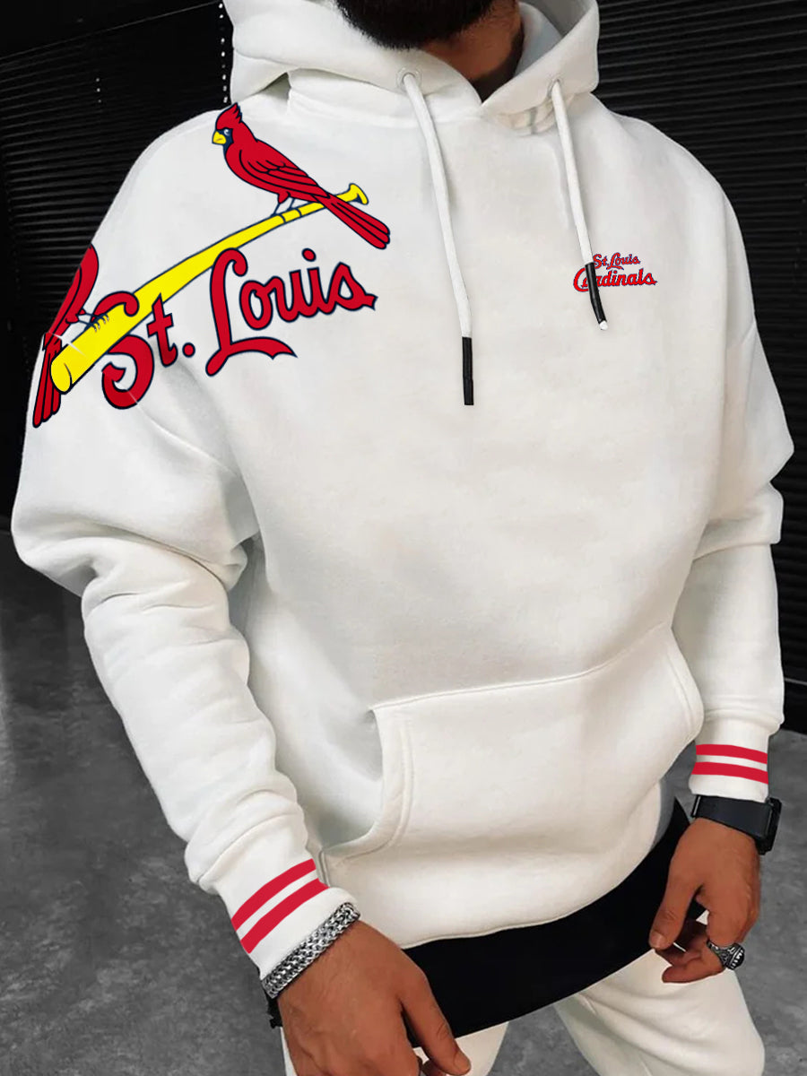 St. Louis Cardinals Fashion Men's Crewneck Hooded