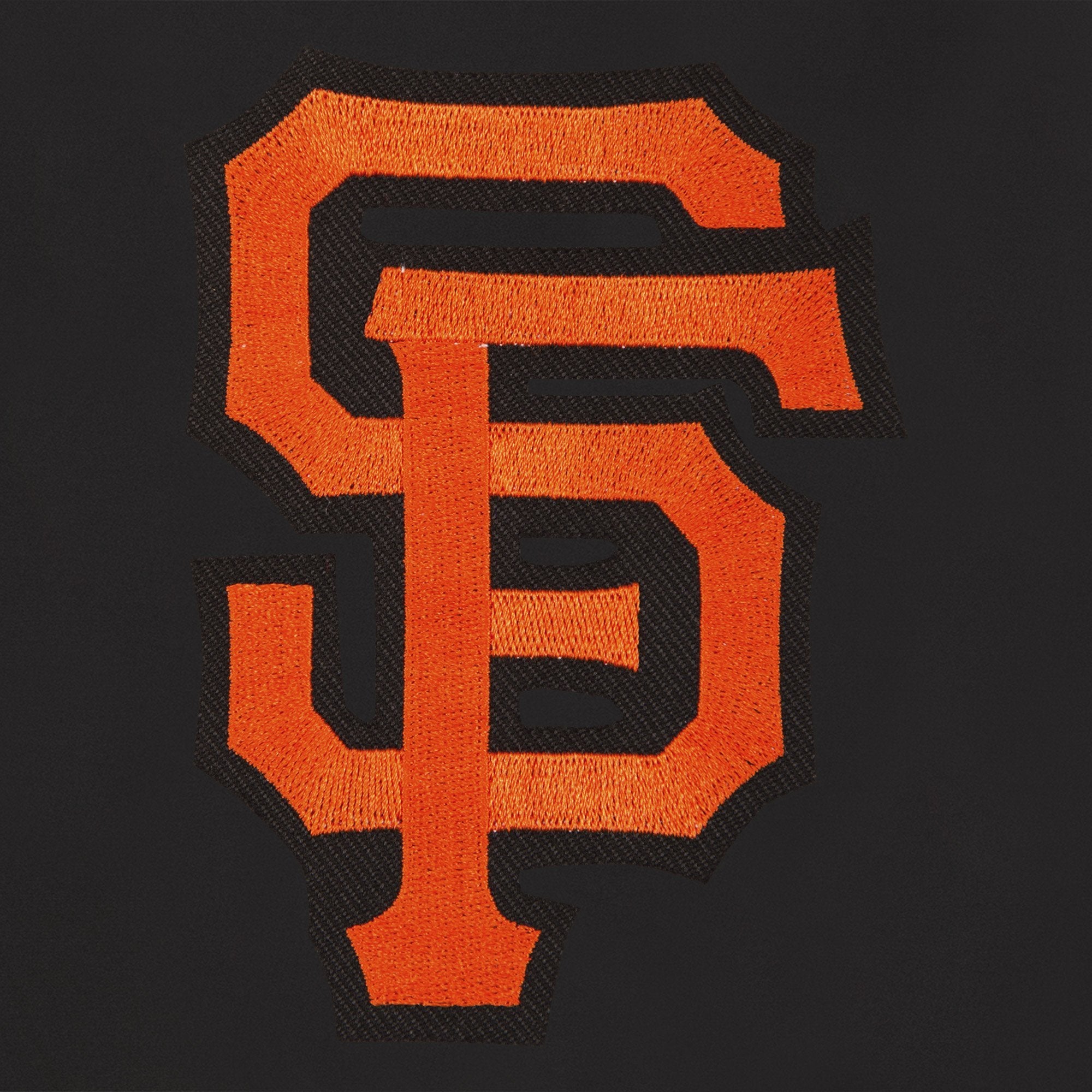 SAN FRANCISCO GIANTS REVERSIBLE WOOL JACKET - BLACK