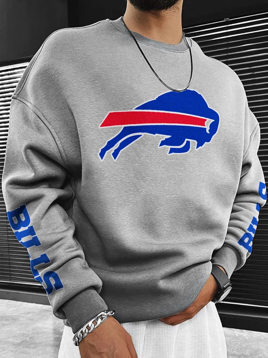 Buffalo Bills Printed Unisex Casual Sweatshirt