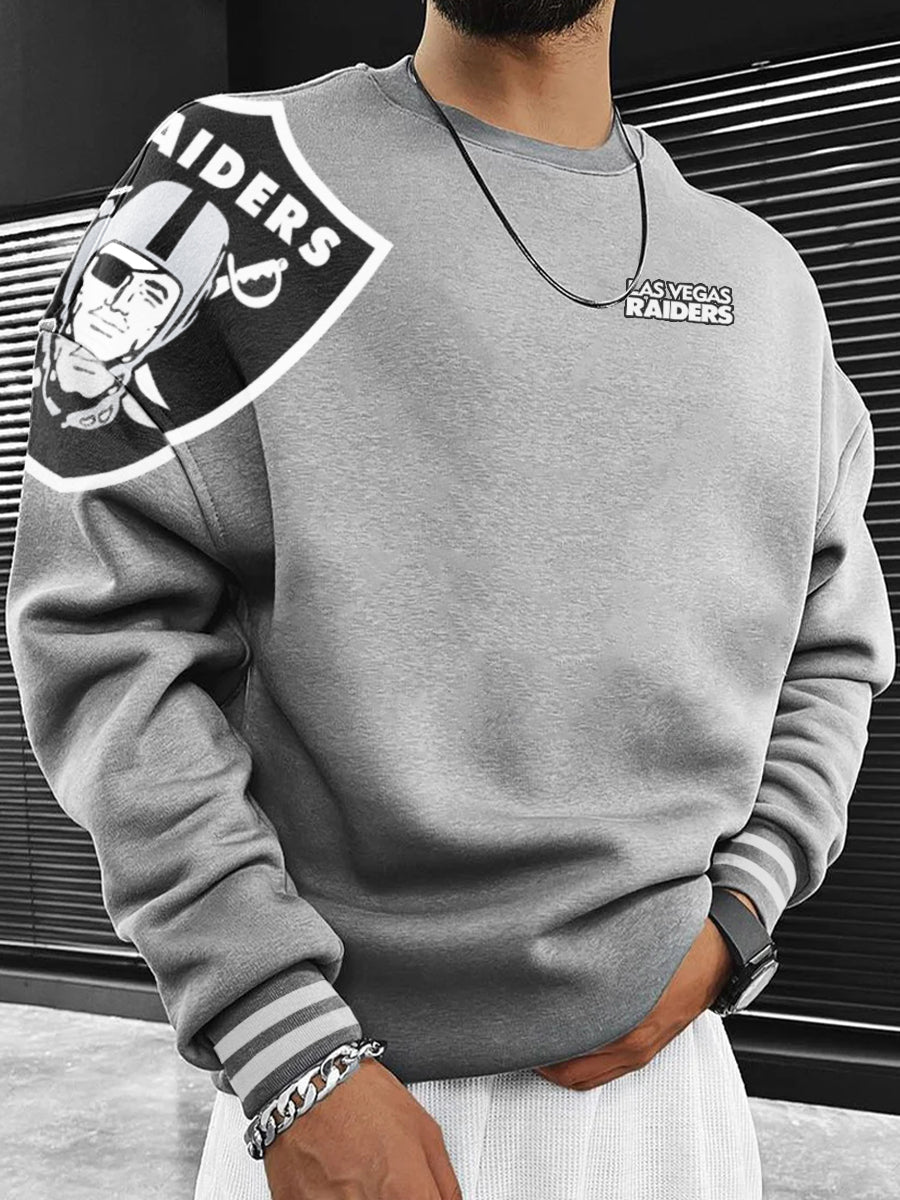 Las Vegas Raiders Printed Unisex Casual Sweatshirt