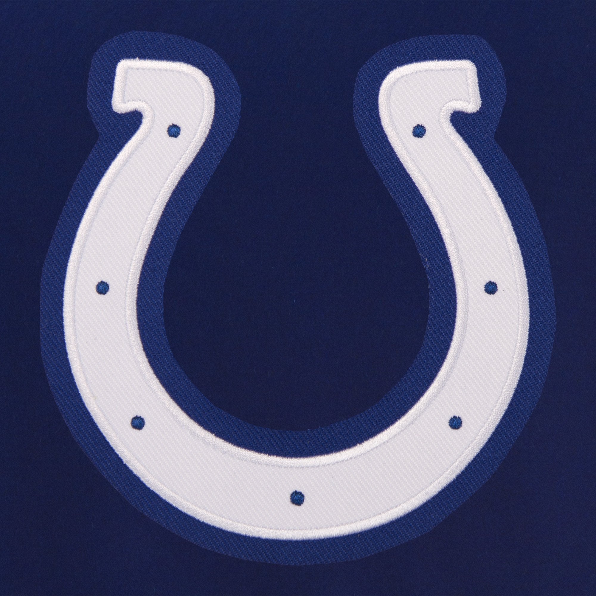 INDIANAPOLIS COLTS REVERSIBLE WOOL JACKET - ROYAL