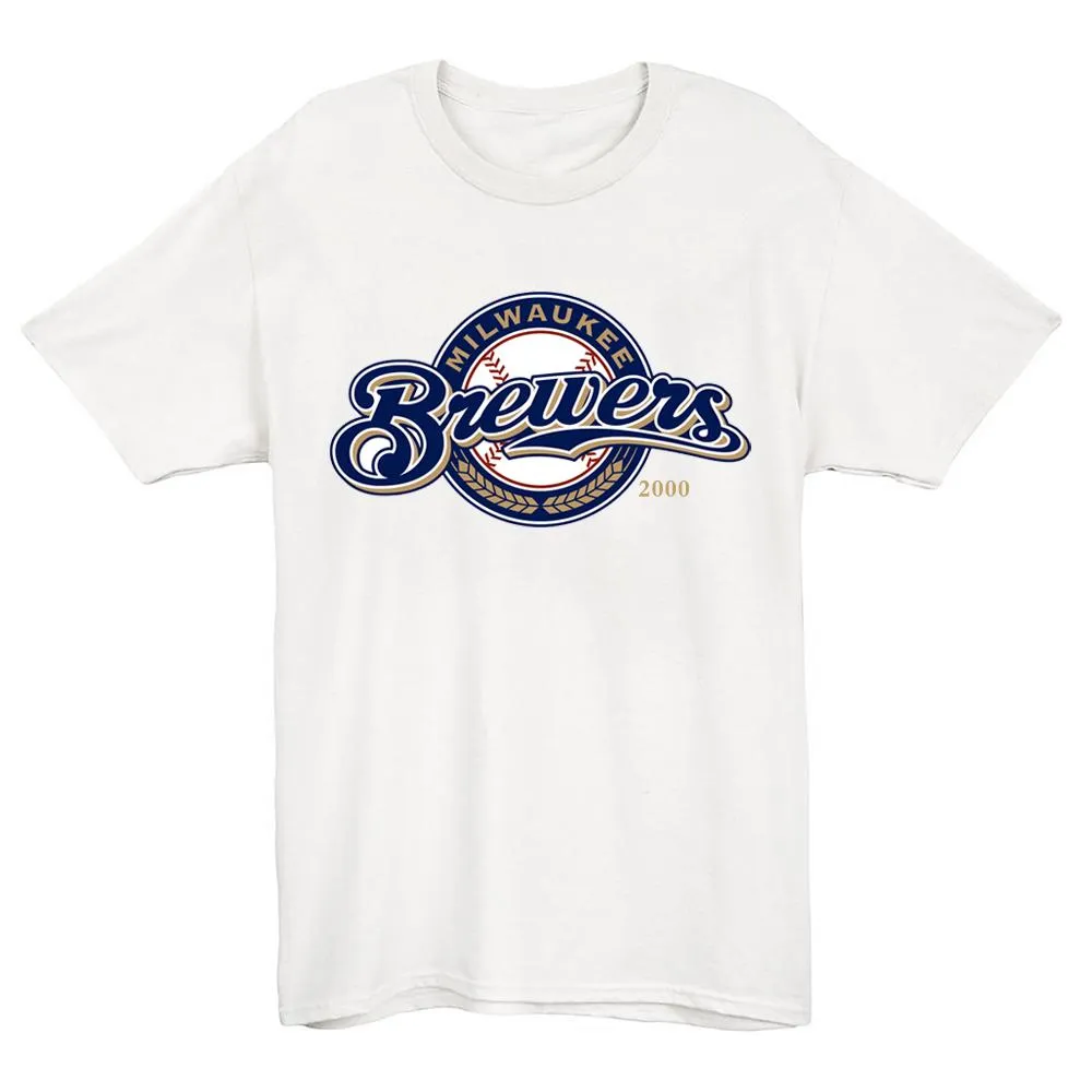 Milwaukee Brewers 2000 Vintage Baseball T-Shirt(#Z19)