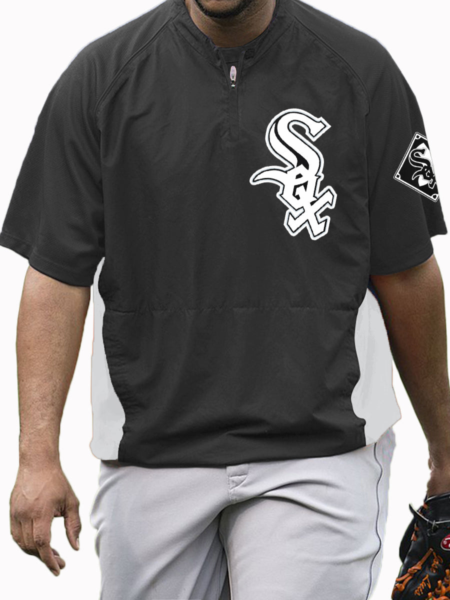 Chicago White Sox MLB Men's Raglan Short Sleeve Sports Top