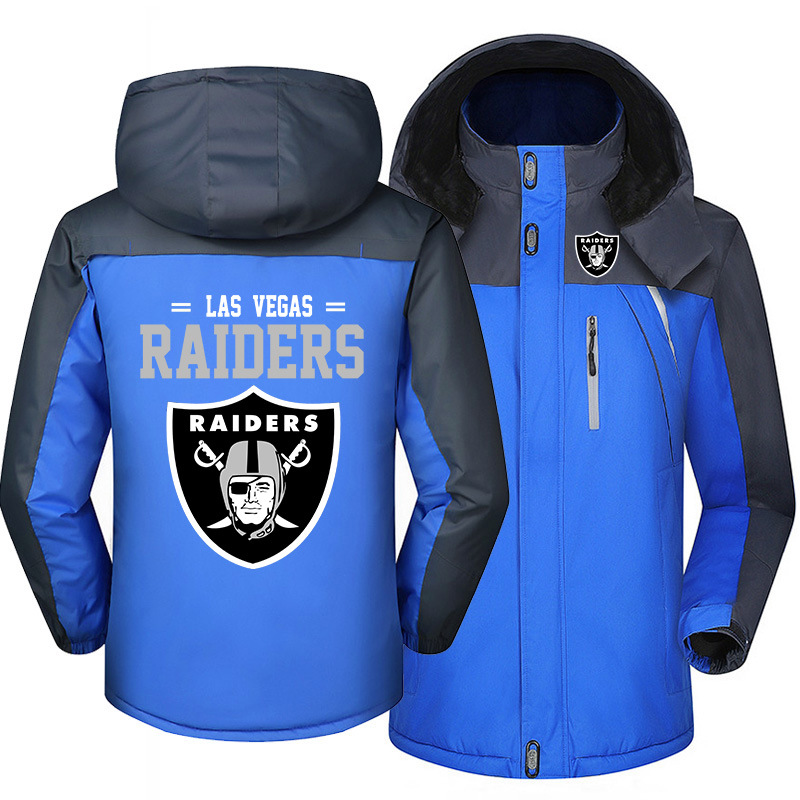 Las Vegas Raiders Warm Hoodie Fleece Coat Winter Jacket Coat Ski Suit