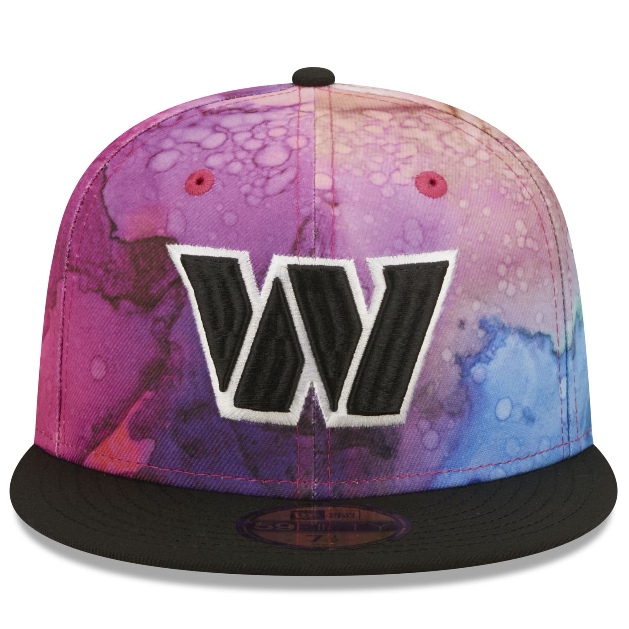 Washington Commanders Men's Pink/Black 2022 Crucial Catch 59FIFTY Fitted Hat