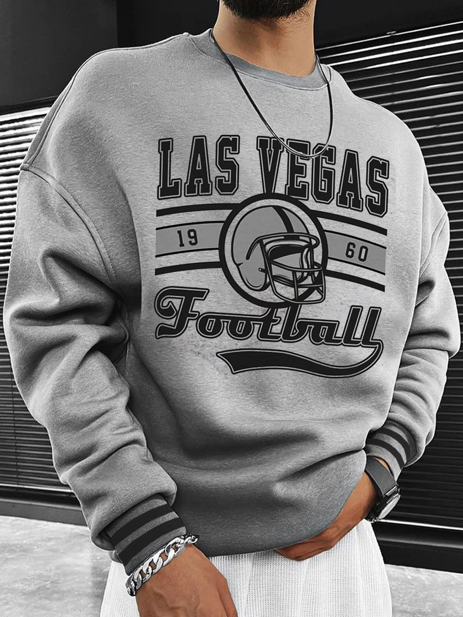 Las Vegas Raiders Vintage Style Unisex Casual Sweatshirt