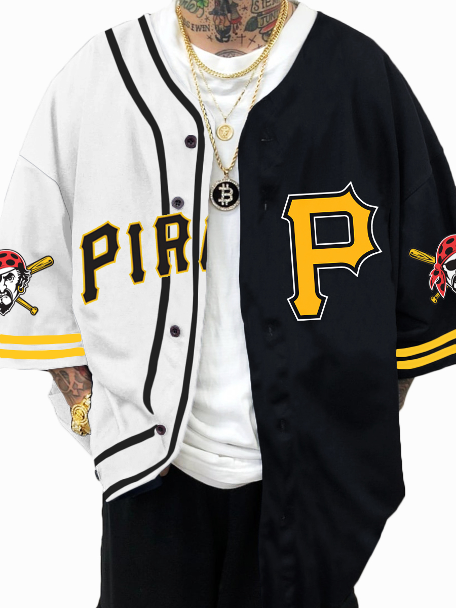 Pittsburgh Pirates MLB Men's Fashion Short Sleeve Jersey
