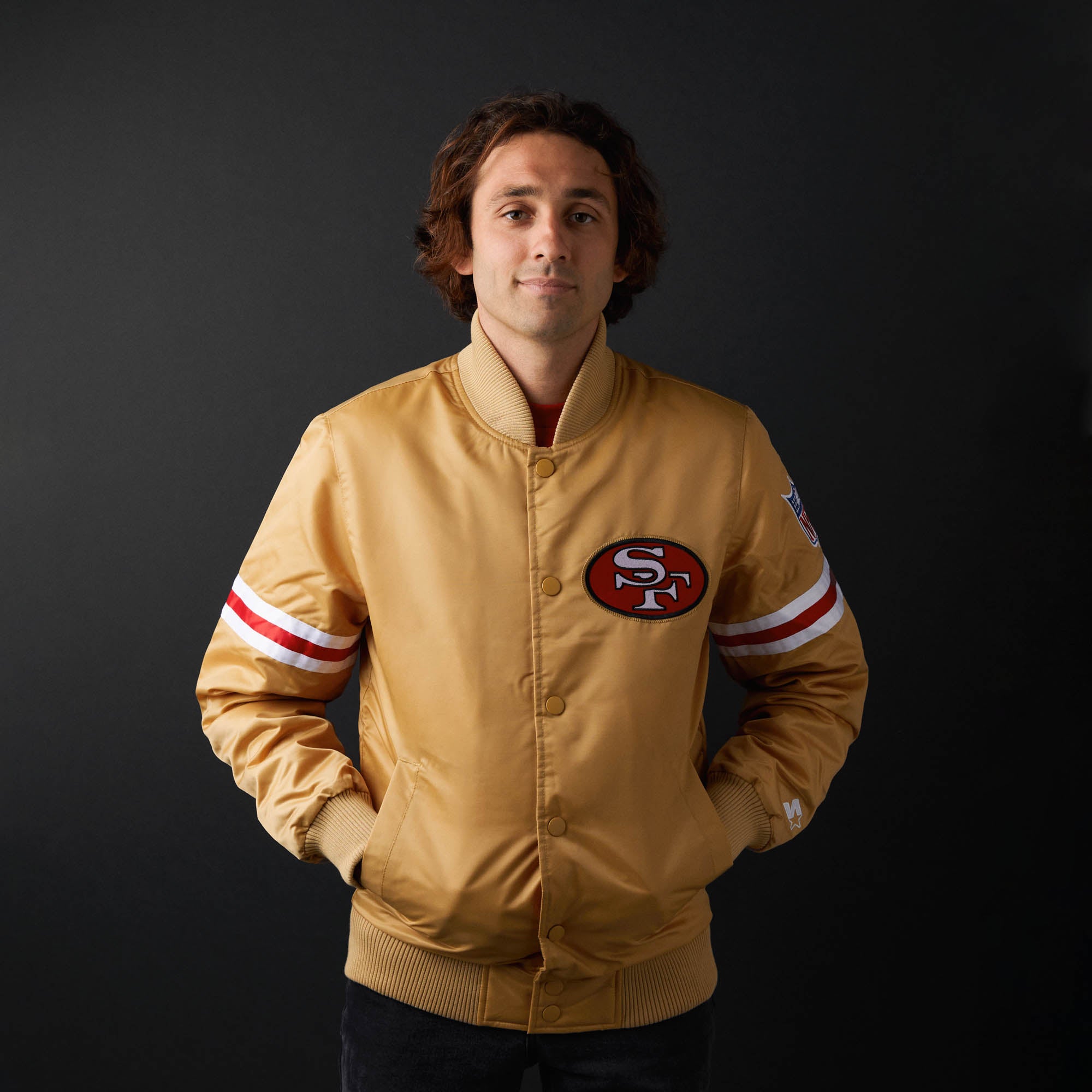 HOMAGE X Starter  Satin Jacket