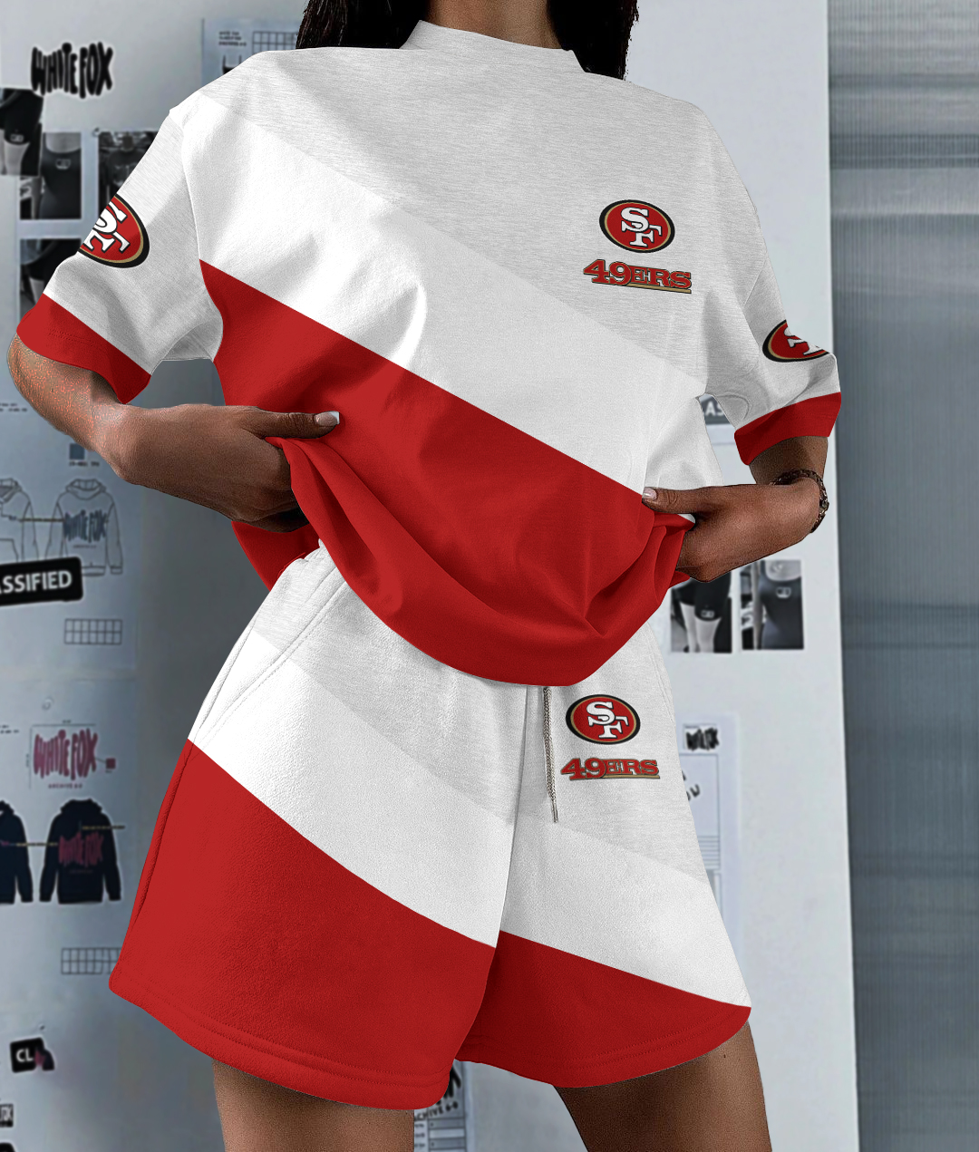 San Francisco 49ers Limited Edition Women's T-Shirt & Short Set