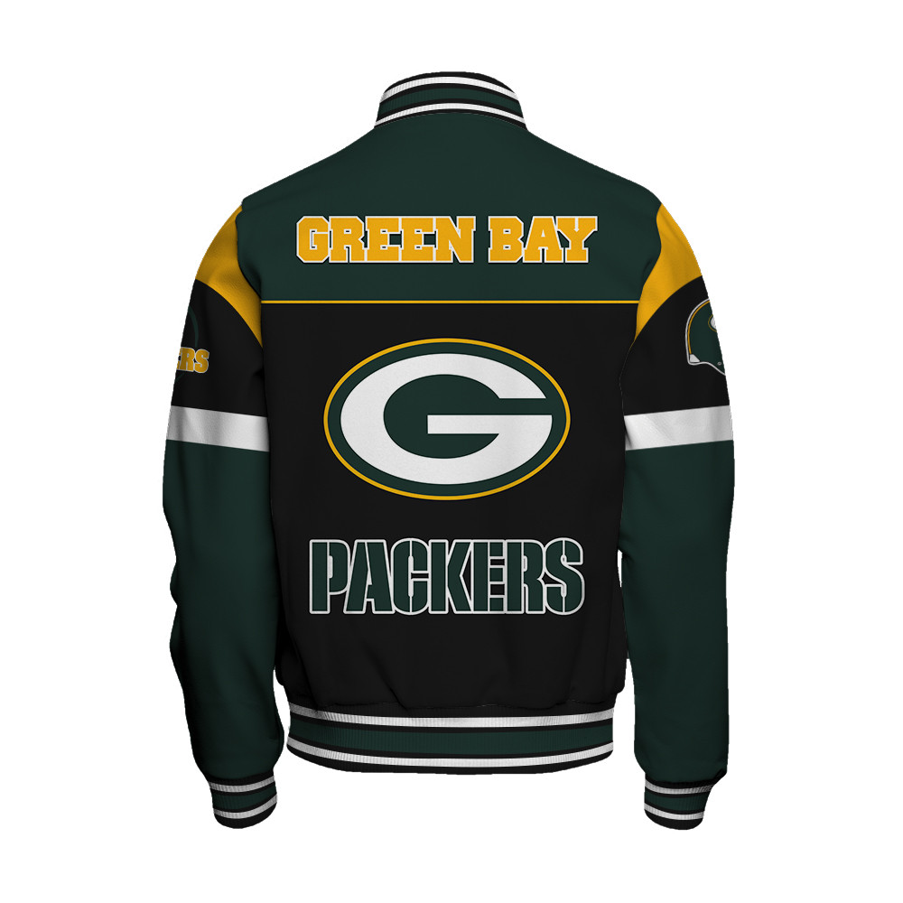 Green Bay Packers National Football League 2025 -26 Feel The Power Unisex Varsity Jacket
